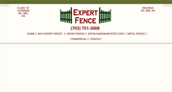 Desktop Screenshot of expertfence.com